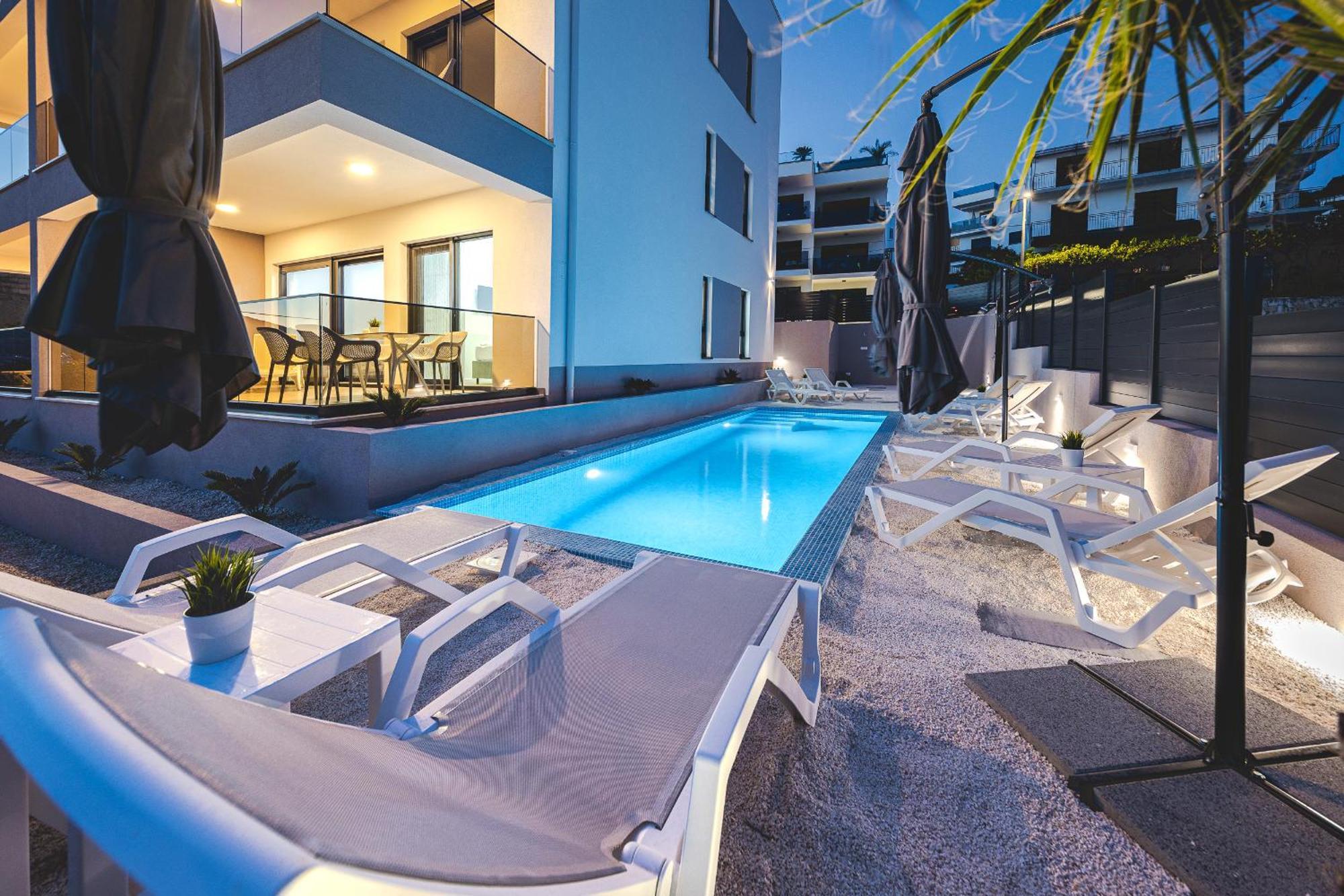 Adriatic Garden Apartments Okrug Gornji Bagian luar foto