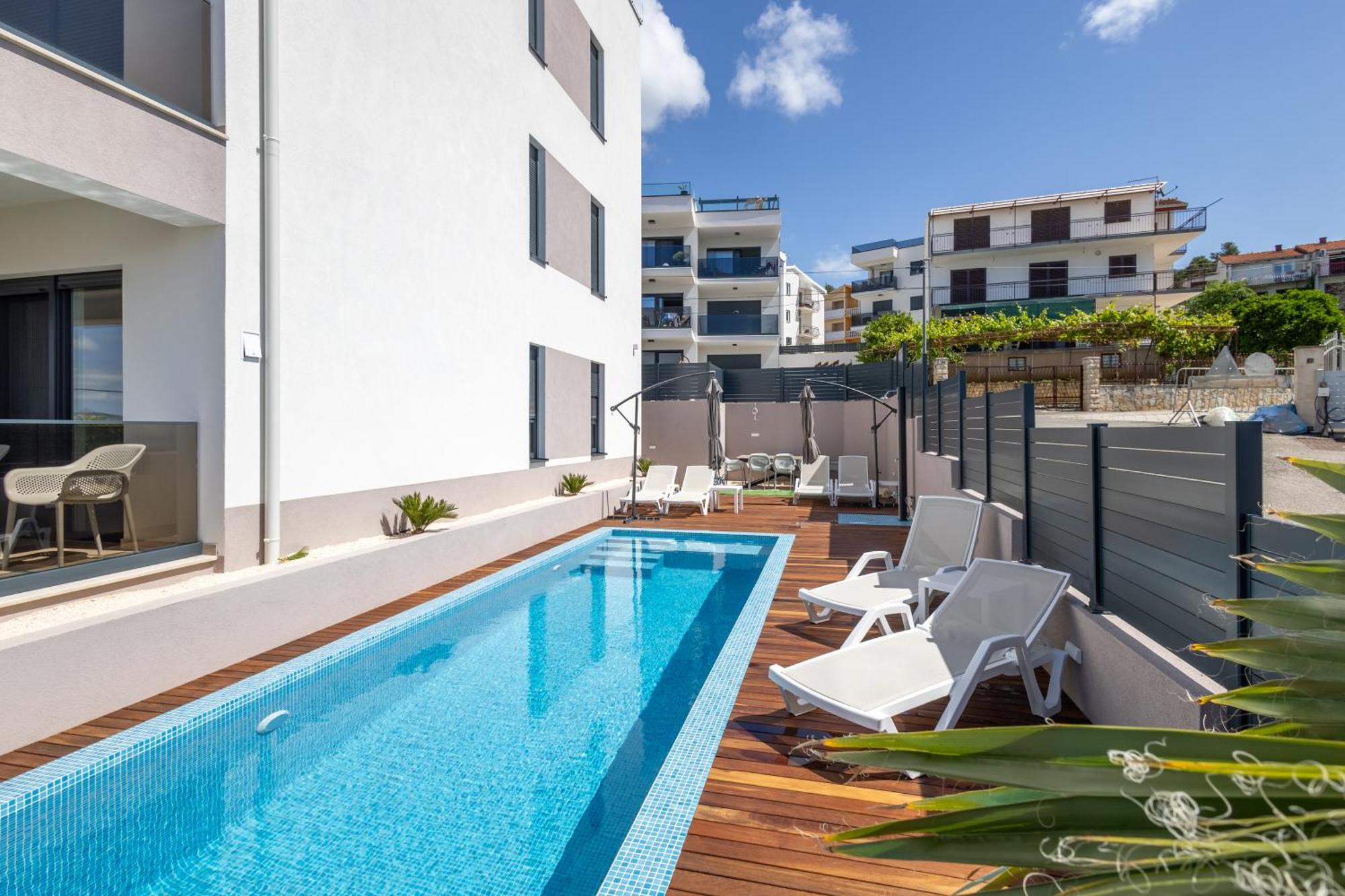 Adriatic Garden Apartments Okrug Gornji Bagian luar foto